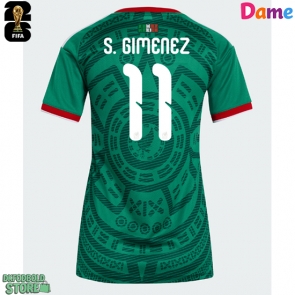 Mexico Santiago Gimenez #11 Replika Hjemmebanetrøje Dame VM 2026 Kortærmet